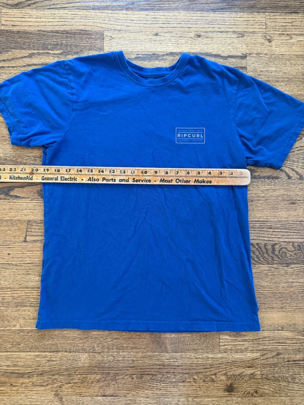 Men’s Rip Curl Royal Blue Short Sleeve Logo Tee